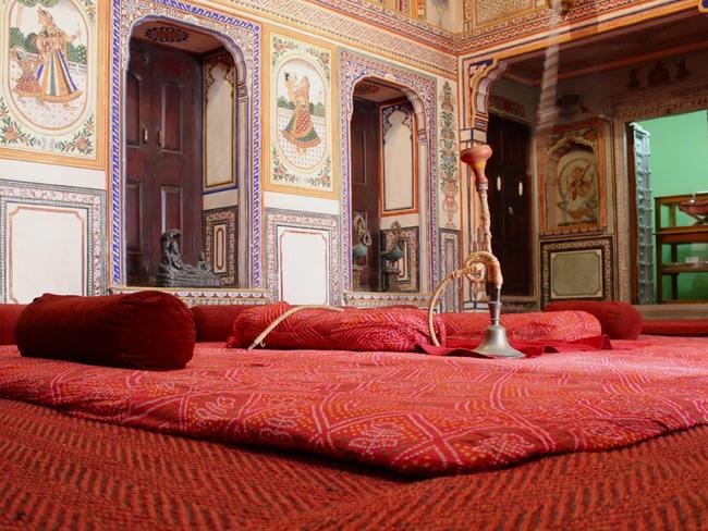 Inside the Nawalgarh haveli. Picture: Nagarjun Kandukuru