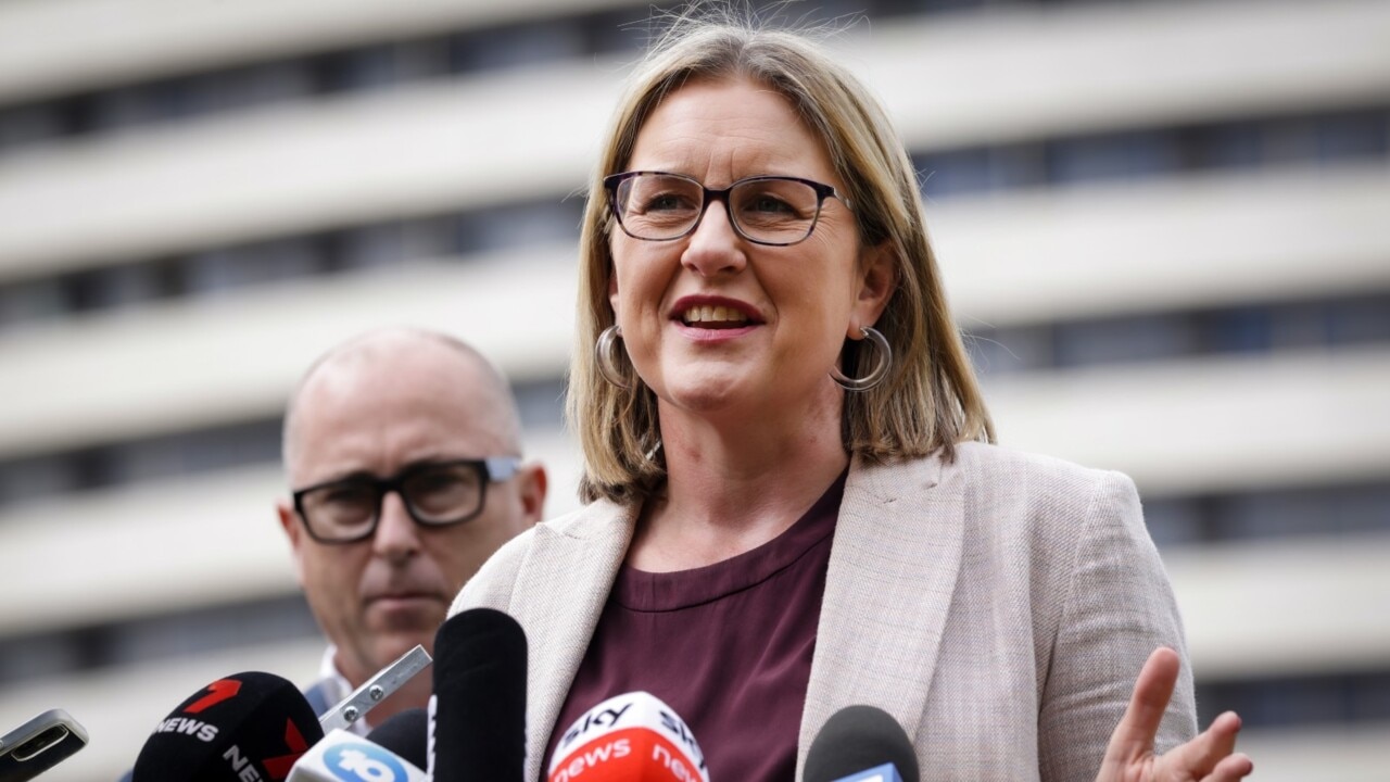 Jacinta Allan departs Government House after being sworn in