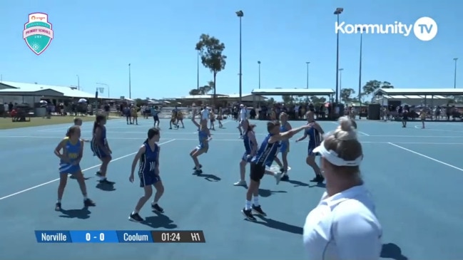 Netball Queensland Primary School Cup- Championship Playoffs - Norville State School v Coolum State School