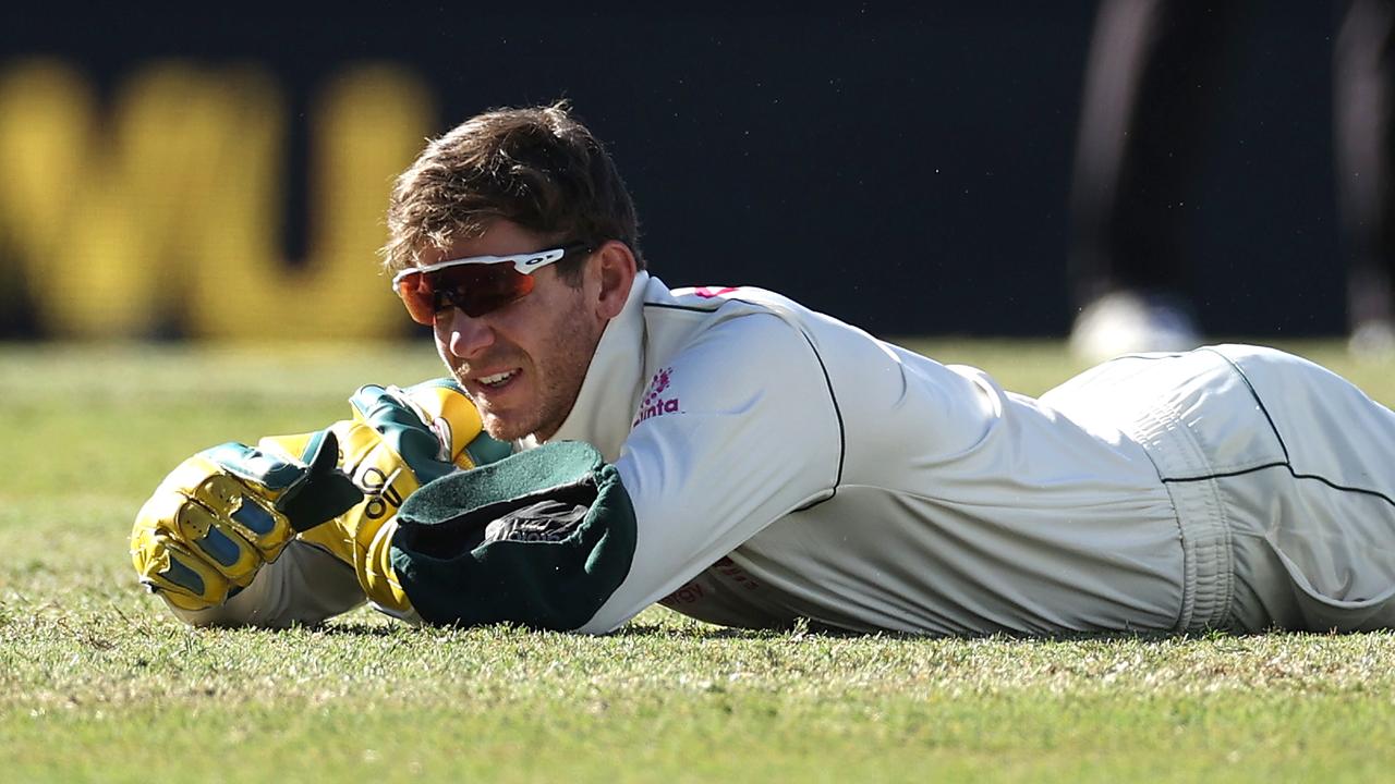 Tim Paine is set to have surgery on his spinal column. Picture: Ryan Pierse/Getty