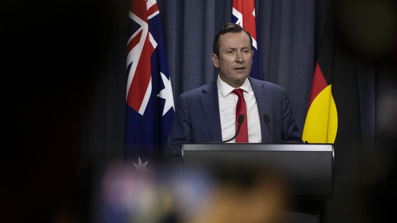 WA Premier Mark McGowan said earlier this week that comparing the state to North Korea ‘might be a bit over the top’. Picture: Matt Jelonek/Getty Images