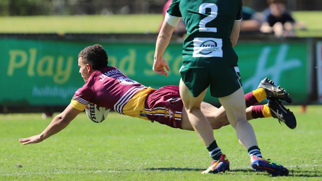 Zaid Lehn scores for Glenmore Park. Picture: Steve Montgomery