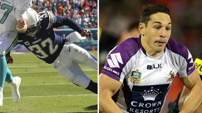 Eric Weddle and Billy Slater can change direction on a dime.
