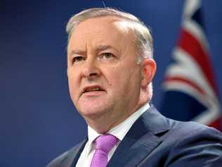 Labor Party leader Anthony Albanese. Picture: JOEL CARRETT