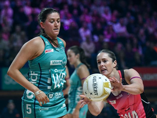 The Adelaide Thunderbirds and the Melbourne Vixens will meet in this year’s grand final. Picture: Mark Brake/Getty Images