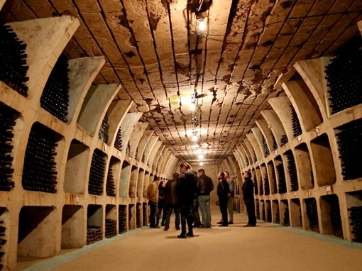 The largest underground wine cellar in the world in Moldova