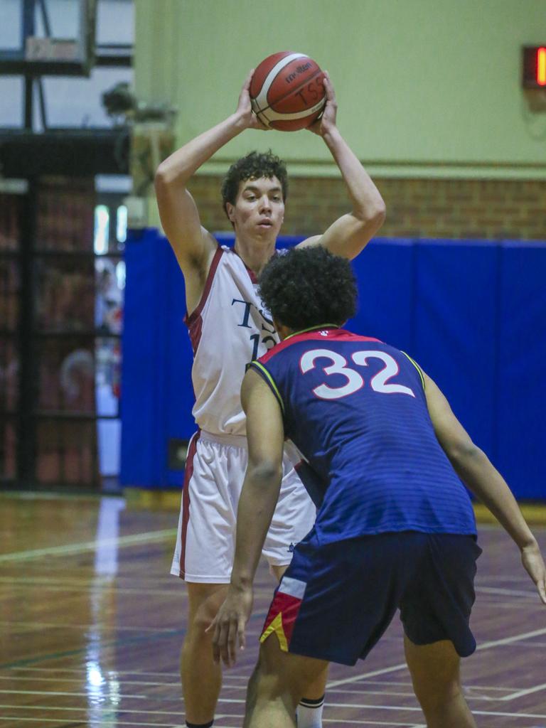 GPS basketball The Southport School v Brisbane State High School at TSS. Picture: Glenn Campbell