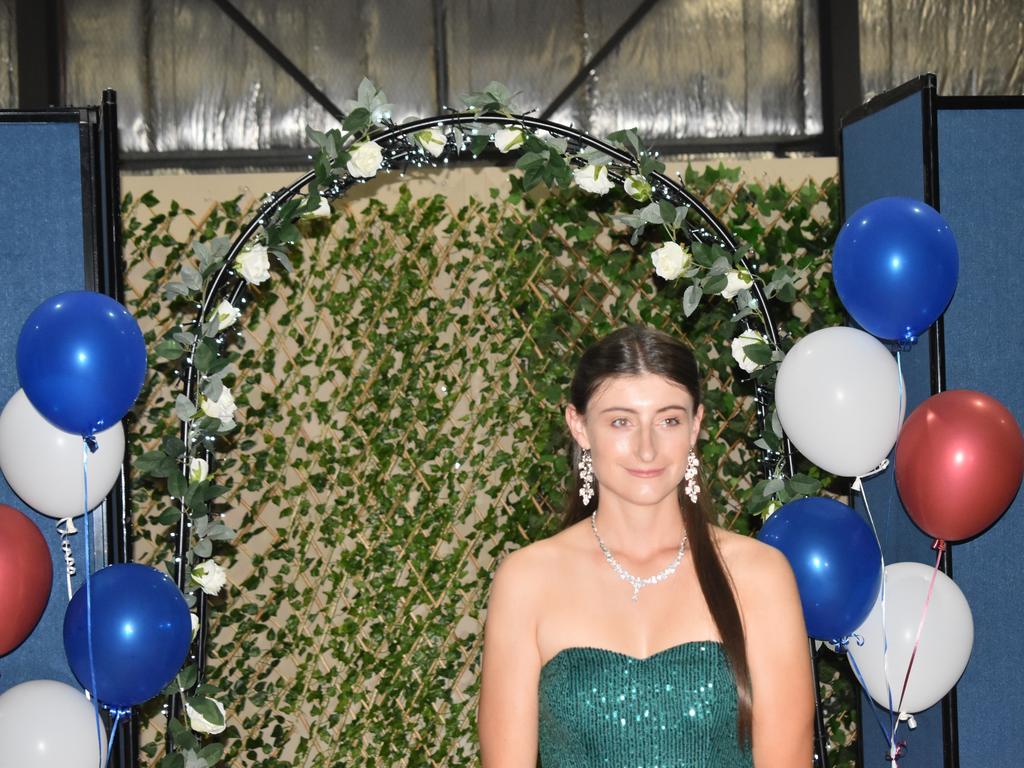 Hayley Danzey at Stanthorpe State High School's 2023 formal (Photo: NRM)