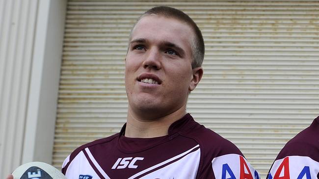 Jake Trbojevic was 17 when he signed with Manly.