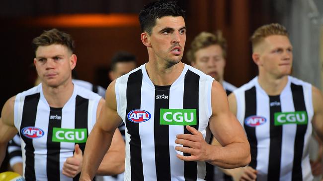 Scott Pendlebury is under an injury cloud.