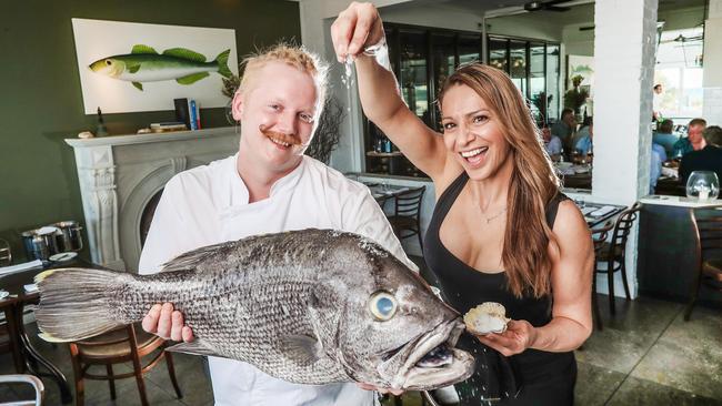 The Fish House head chef Jon Nurminen and general manager Hawada Zakout. Picture: Nigel Hallett.