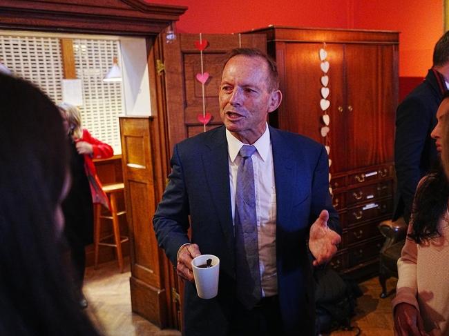 Former prime minister Tony Abbott at Oriel College in Oxford. Picture: Supplied