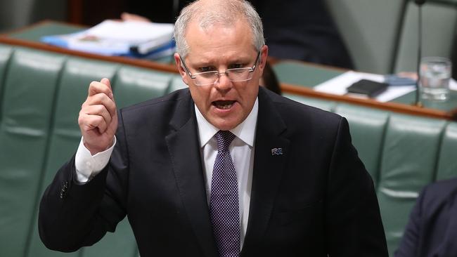 Treasurer Scott Morrison is preparing to deliver bad news about the Budget. Picture Kym Smith