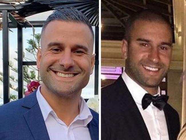 Charbel (left) and Elie (right) Douna have been charged over an alleged construction fraud scheme.