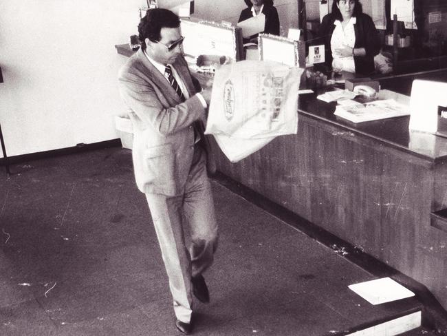 A man aptly dubbed the ‘dapper bandit’ struck a number of inner suburb banks in the late 80s.