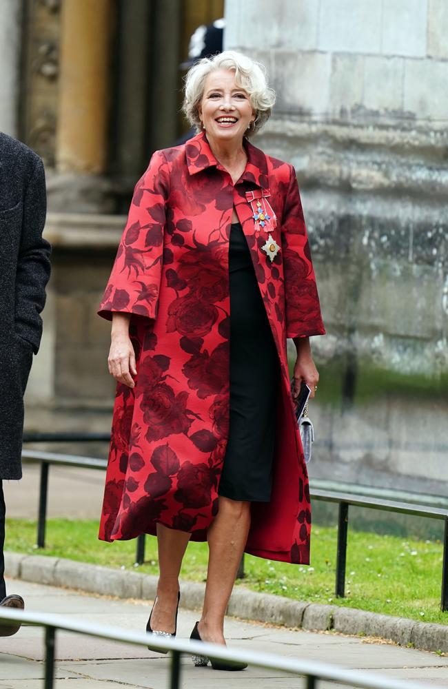 Dame Emma Thompson was radiant as always. Picture: Getty Images