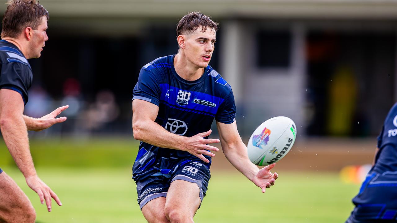 North Queensland Cowboys player Tom Duffy during pre-season training. Picture: Alix Sweeney / North Queensland Cowboys.