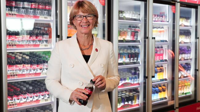 Coca-Cola Amatil chief executive Alison Watkins. Picture: Ryan Osland