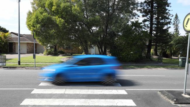 Locals are concerned about cars speeding through the crossing. Picture: Glenn Hampson