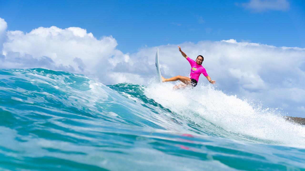 Action from day one at the 2022 Usher Cup at Snapper Rocks. Picture credit: Lucas Palma @skids.com.br