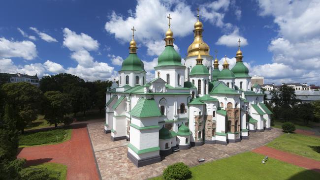 St. Sophia Cathedral in Kyiv, Ukraine .