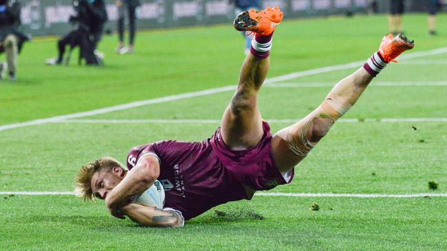 Cameron Munster has become a favourite of Queensland coach Wayne Bennett. Picture: Brenton Edwards