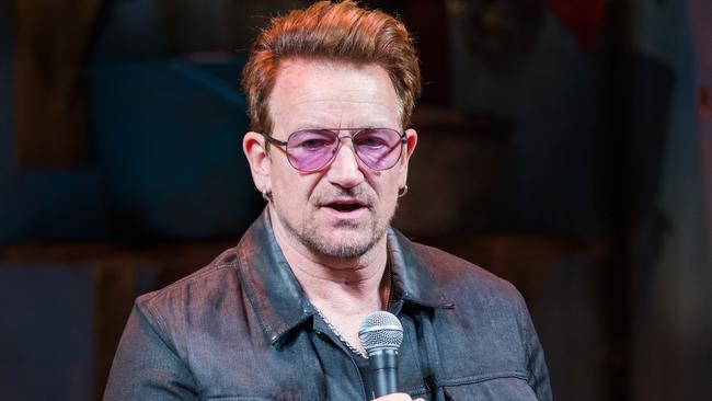 U2 band member Bono. (Photo by Mark Sagliocco/Getty Images)