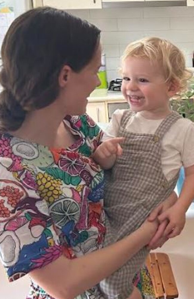 Dr Sophie Roome and little Rowan. Picture: Supplied