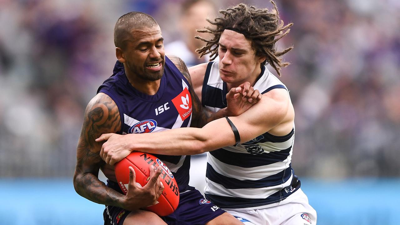 Fremantle star Brad Hill will ask for a trade back to Victoria as soon as this week. (Photo by Daniel Carson/AFL Photos via Getty Images)