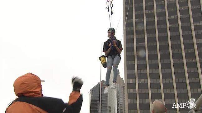 Australia’s first building-to- building charity zipline raises over ...