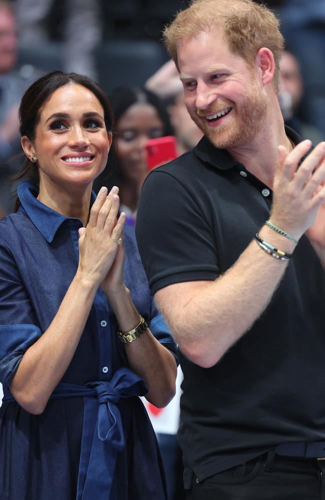 It's been four years since Harry and Meghan officially stepped out into the cold, crossing the threshold from palace-dom to civvy street. Picture: Getty Images