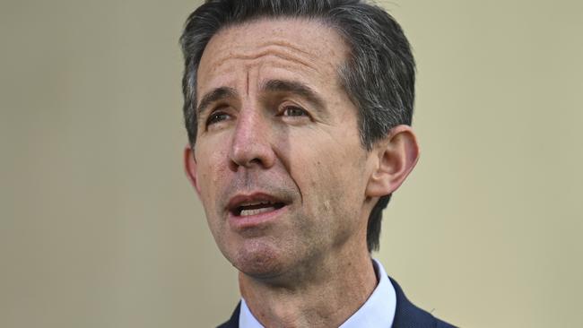 Coalition foreign affairs spokesman Simon Birmingham says Australia can only do so much for those Australians in Lebanon. Picture: NewsWire / Martin Ollman