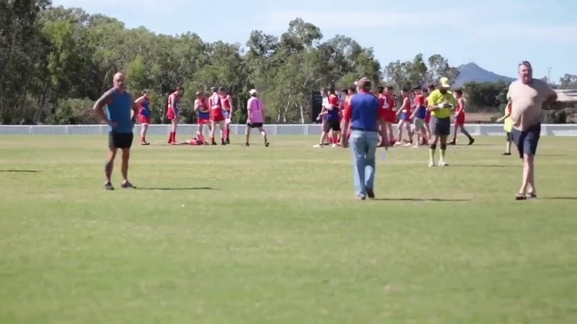 Townsville junior AFL brawl