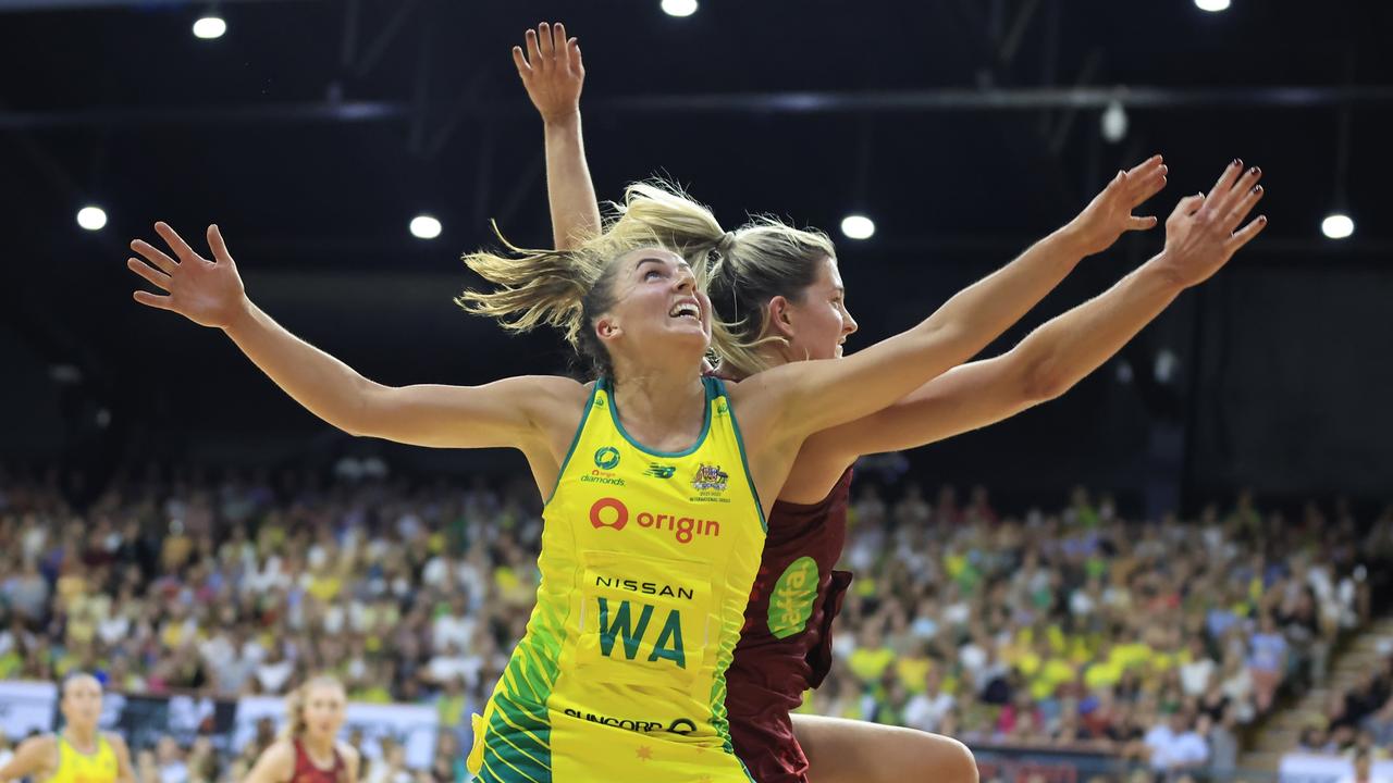 Maddy Proud of Australia is on the court. Picture: Getty