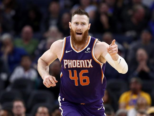 Aron Baynes had a successful NBA career. Picture: Ezra Shaw/Getty Images/AFP