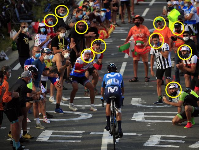 Image of fans called out by Tour de France team