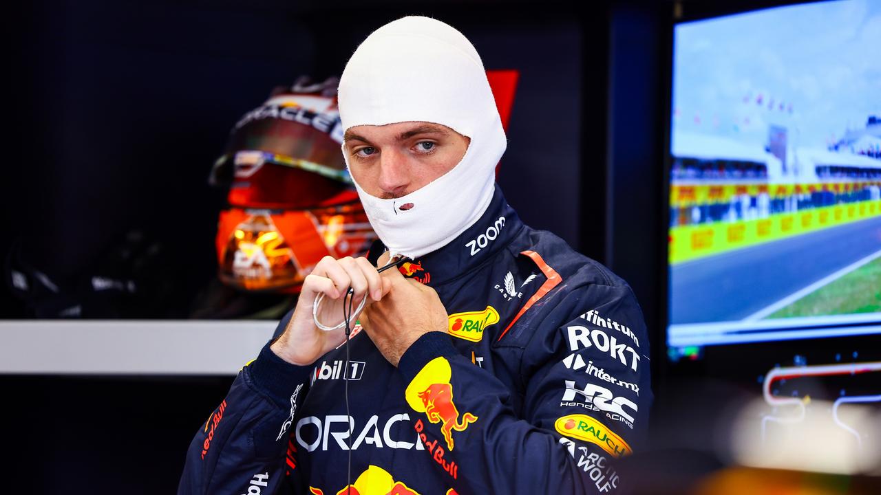 Max Verstappen was not happy. (Photo by Mark Thompson/Getty Images)