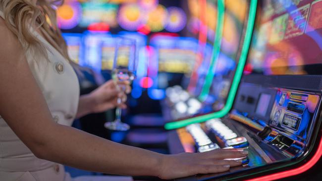 A Gold Coast woman on her way to play the pokies was caught over the legal alcohol limit.