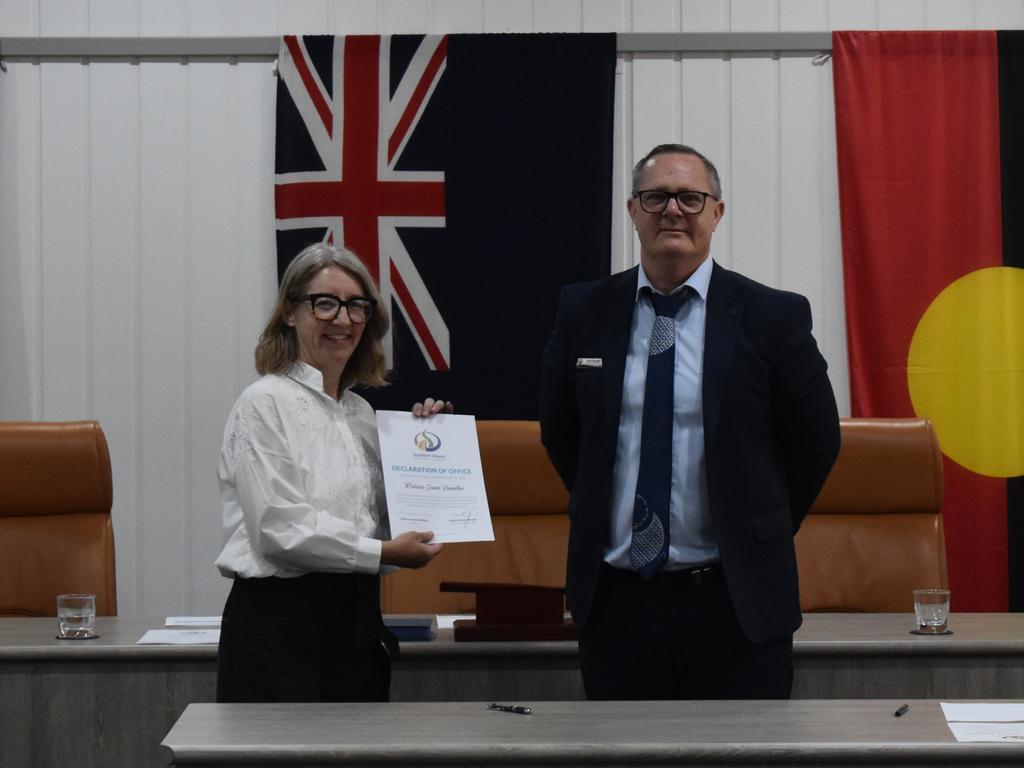 The new mayor of the Southern Downs, Melissa Hamilton (Photo: Michael Hudson)