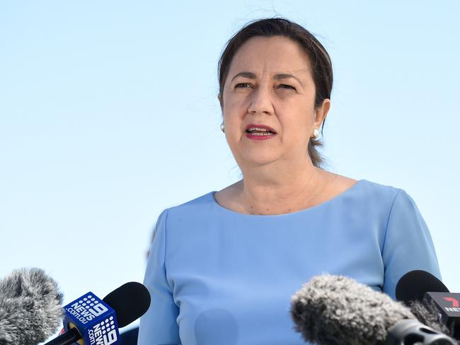 Premier Annastacia Palaszczuk announced changes to Queensland’s border on Monday.