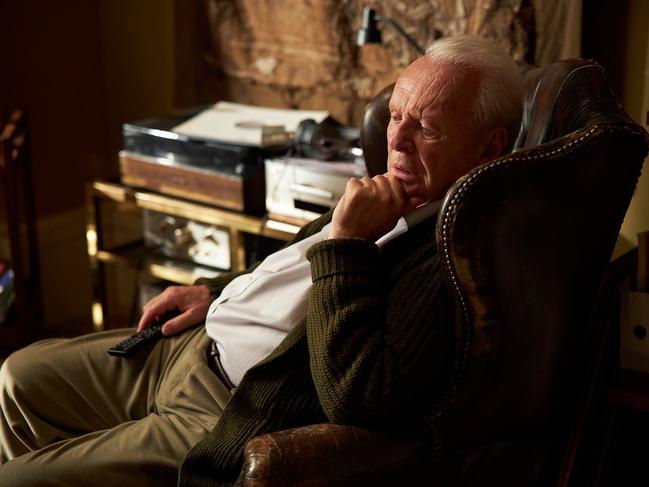 In The Father, Hopkins plays an elderly man with dementia