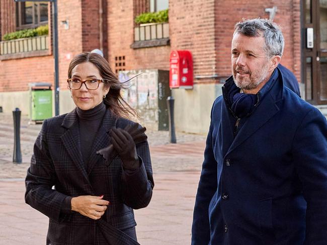 Crown Princess Mary with her husband Prince Frederik.