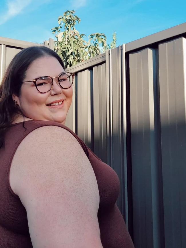 Adelaide plus-size content creator Deanne Behmer. Picture: Instagram @thatfatbaddee