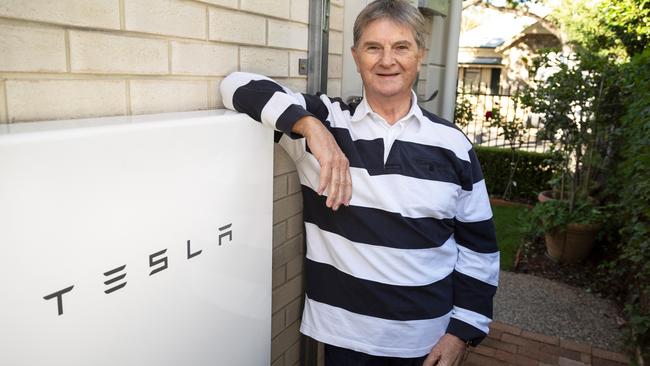 Gilberton resident Alan Hedges, who joined the SA Housing Trust home battery scheme in September 2019.