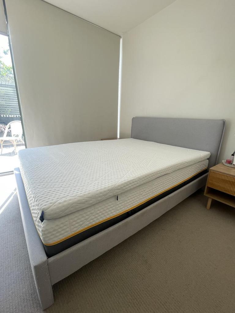 The Emma Diamond Mattress Topper is seriously comfortable to sleep on. Picture: Melody Teh/Supplied