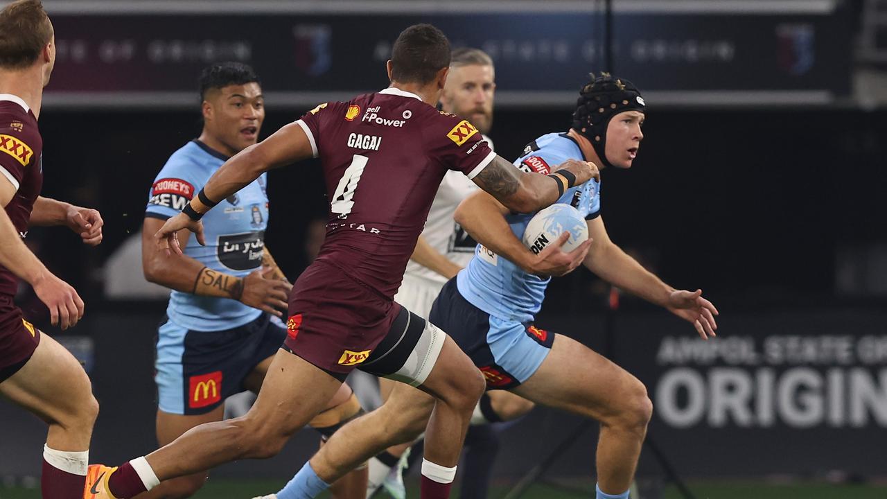 The Bulldogs star looked right at home in Origin. (Photo by Paul Kane/Getty Images)