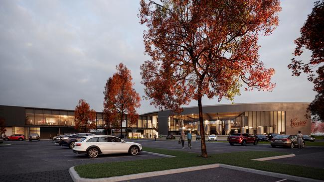 A view of the entrance of the planned new visitor centre. Picture: supplied by Studio Nine Architects