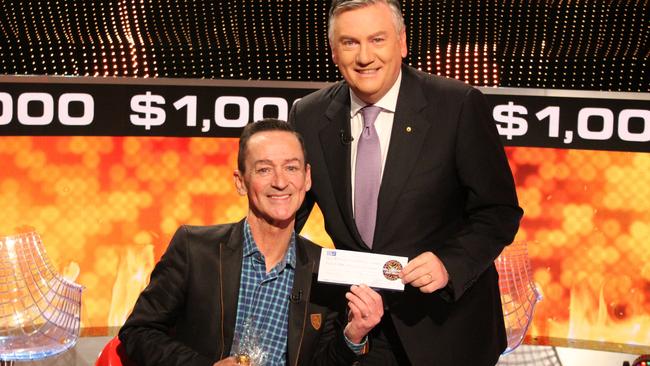 Antony McManus became the second person to win a million dollars on Millionaire Hot Seat. Picture: Channel 9