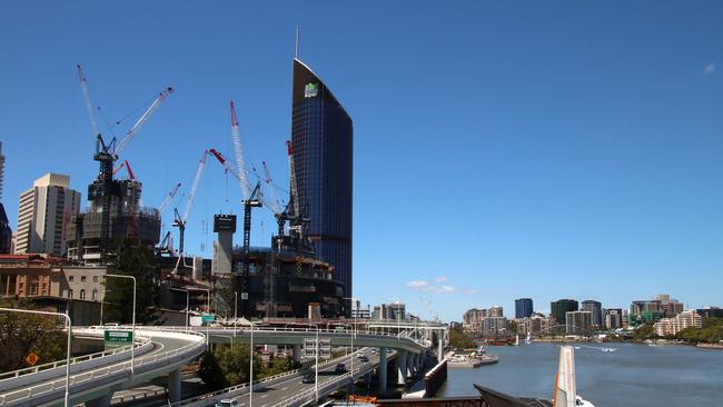 The ‘tower of power’, 1 William Street, where many of the state’s public servants work. Picture David Clark