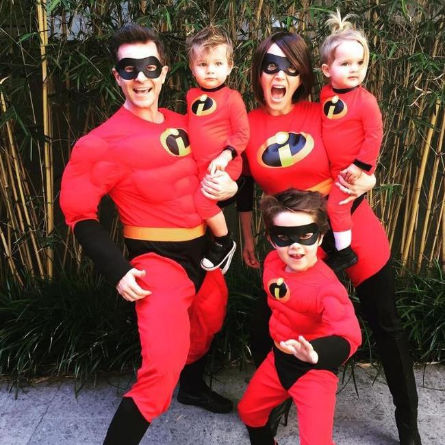 Halloween 2016 via social media ... David Campbell, “Happy Halloween love from The Incredibles!” Picture: Instagram